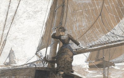 Yachting Girl by Winslow Homer